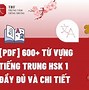 Từ Vựng Hsk 1 File Pdf